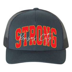 Kansas City Strong Football Awareness Yupoong Adult 5-Panel Trucker Hat