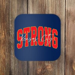 Kansas City Strong Football Awareness Coaster