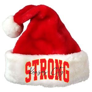 Kansas City Strong Football Awareness Premium Christmas Santa Hat