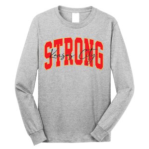 Kansas City Strong Football Awareness Long Sleeve Shirt