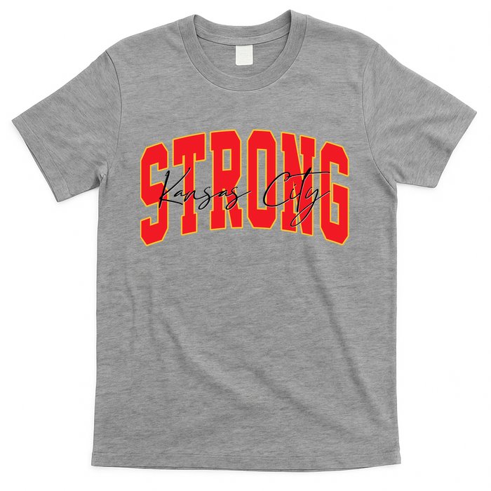 Kansas City Strong Football Awareness T-Shirt