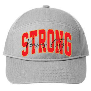 Kansas City Strong Football Awareness 7-Panel Snapback Hat