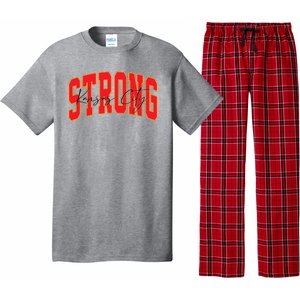 Kansas City Strong Football Awareness Pajama Set