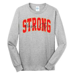 Kansas City Strong Football Awareness Tall Long Sleeve T-Shirt