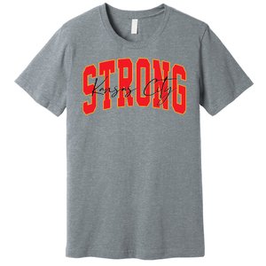 Kansas City Strong Football Awareness Premium T-Shirt