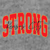 Kansas City Strong Football Awareness Women's V-Neck T-Shirt