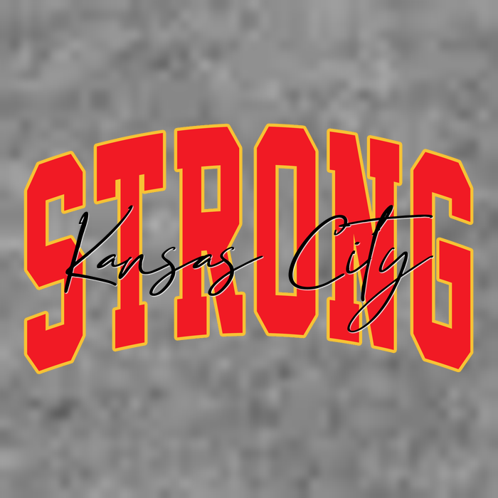 Kansas City Strong Football Awareness Women's V-Neck T-Shirt