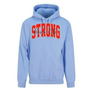 Kansas City Strong Football Awareness Unisex Surf Hoodie