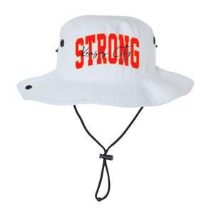 Kansas City Strong Football Awareness Legacy Cool Fit Booney Bucket Hat