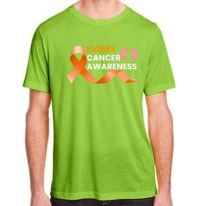 Kidney Cancer Survivor Funny Gift Ney Cancer Awareness Meaningful Gift Adult ChromaSoft Performance T-Shirt