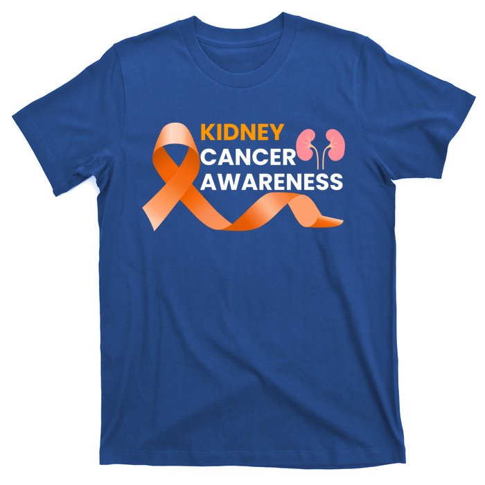 Kidney Cancer Survivor Funny Gift Ney Cancer Awareness Meaningful Gift T-Shirt