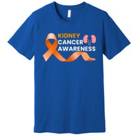 Kidney Cancer Survivor Funny Gift Ney Cancer Awareness Meaningful Gift Premium T-Shirt