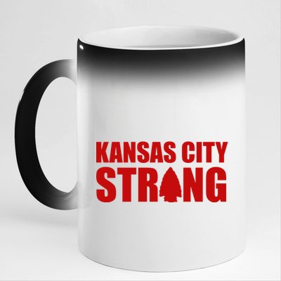 Kansas City Strong Awareness 11oz Black Color Changing Mug