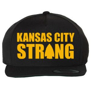 Kansas City Strong Awareness Wool Snapback Cap