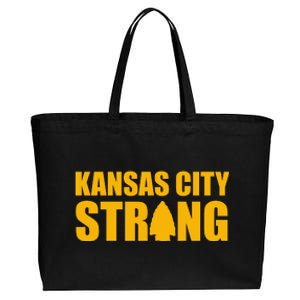 Kansas City Strong Awareness Cotton Canvas Jumbo Tote