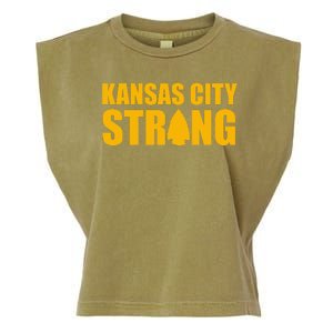 Kansas City Strong Awareness Garment-Dyed Women's Muscle Tee