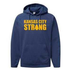 Kansas City Strong Awareness Performance Fleece Hoodie