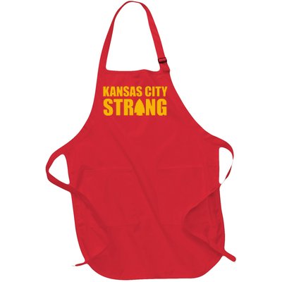 Kansas City Strong Awareness Full-Length Apron With Pockets