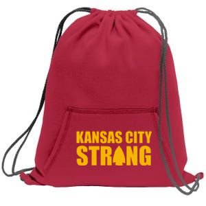 Kansas City Strong Awareness Sweatshirt Cinch Pack Bag