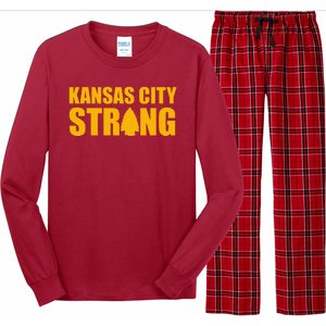 Kansas City Strong Awareness Long Sleeve Pajama Set