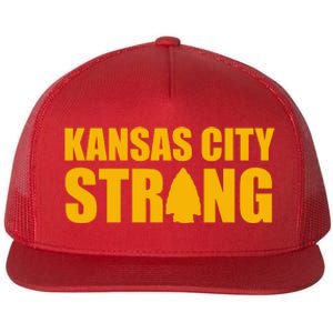 Kansas City Strong Awareness Flat Bill Trucker Hat