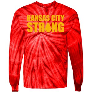 Kansas City Strong Awareness Tie-Dye Long Sleeve Shirt