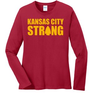 Kansas City Strong Awareness Ladies Long Sleeve Shirt