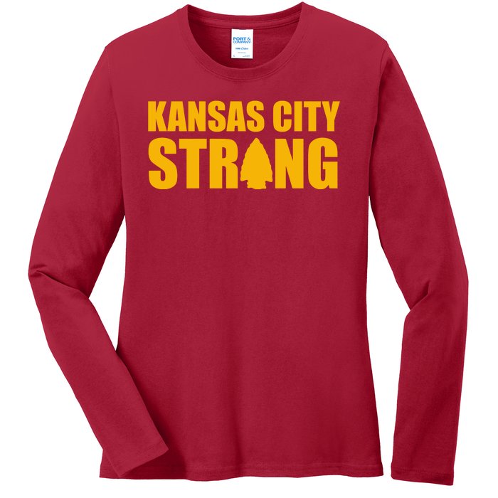 Kansas City Strong Awareness Ladies Long Sleeve Shirt