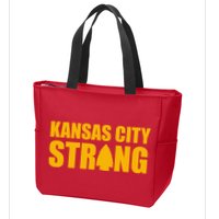 Kansas City Strong Awareness Zip Tote Bag