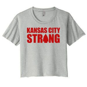 Kansas City Strong Awareness Women's Crop Top Tee