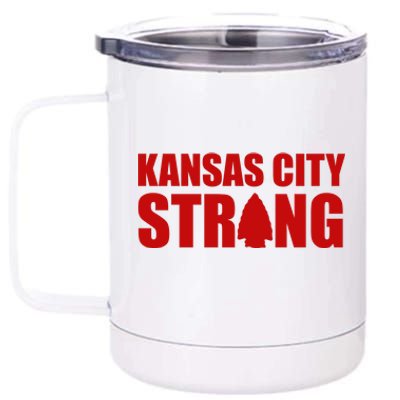 Kansas City Strong Awareness 12 oz Stainless Steel Tumbler Cup