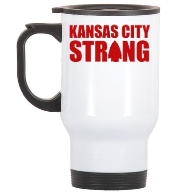 Kansas City Strong Awareness Stainless Steel Travel Mug