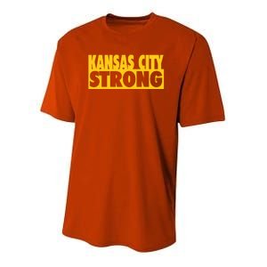 Kansas City Strong Youth Performance Sprint T-Shirt