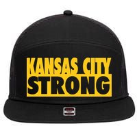 Kansas City Strong 7 Panel Mesh Trucker Snapback Hat