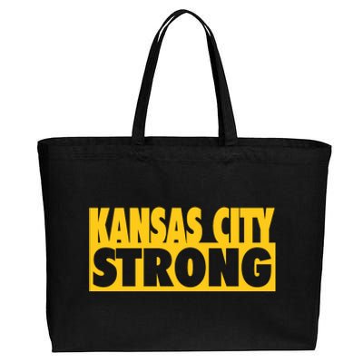 Kansas City Strong Cotton Canvas Jumbo Tote