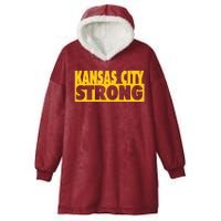 Kansas City Strong Hooded Wearable Blanket