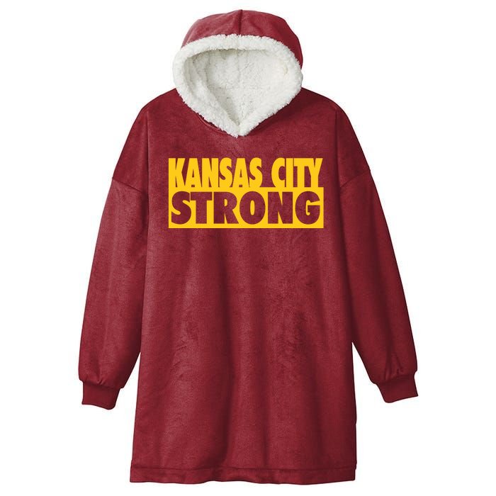 Kansas City Strong Hooded Wearable Blanket