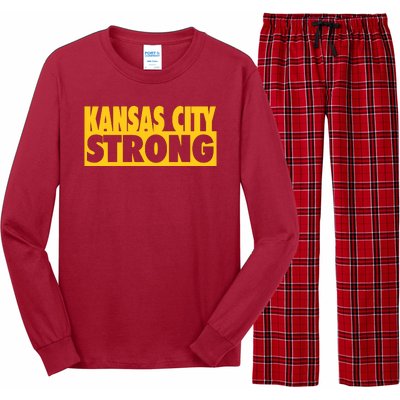 Kansas City Strong Long Sleeve Pajama Set