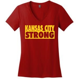 Kansas City Strong Women's V-Neck T-Shirt