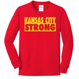 Kansas City Strong Kids Long Sleeve Shirt