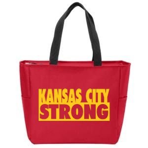 Kansas City Strong Zip Tote Bag