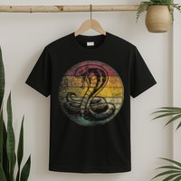 King Cobra Snake Sun Retro Vintage Reptile 80s Gift T-Shirt