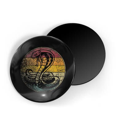 King Cobra Snake Sun Retro Vintage Reptile 80s Gift Magnet
