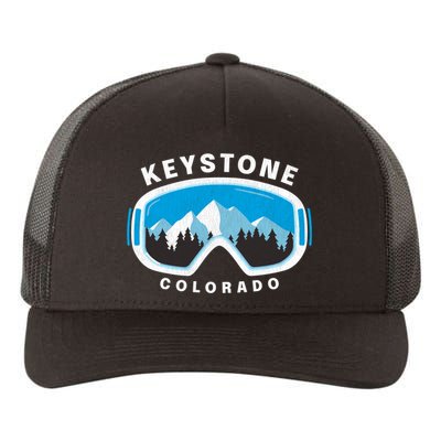 Keystone Colorado Ski Snowboard Goggles Snow Mountain Funny Gift Yupoong Adult 5-Panel Trucker Hat