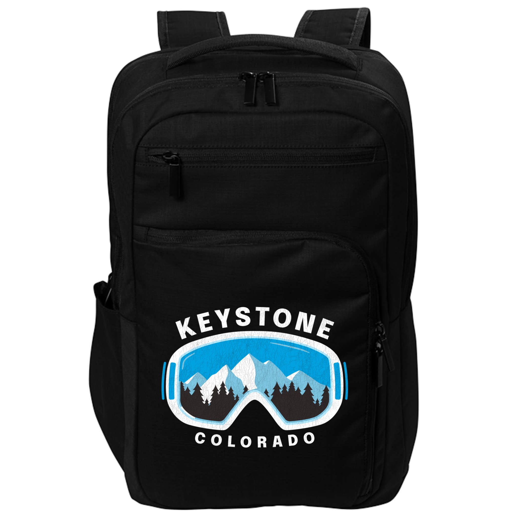 Keystone Colorado Ski Snowboard Goggles Snow Mountain Funny Gift Impact Tech Backpack