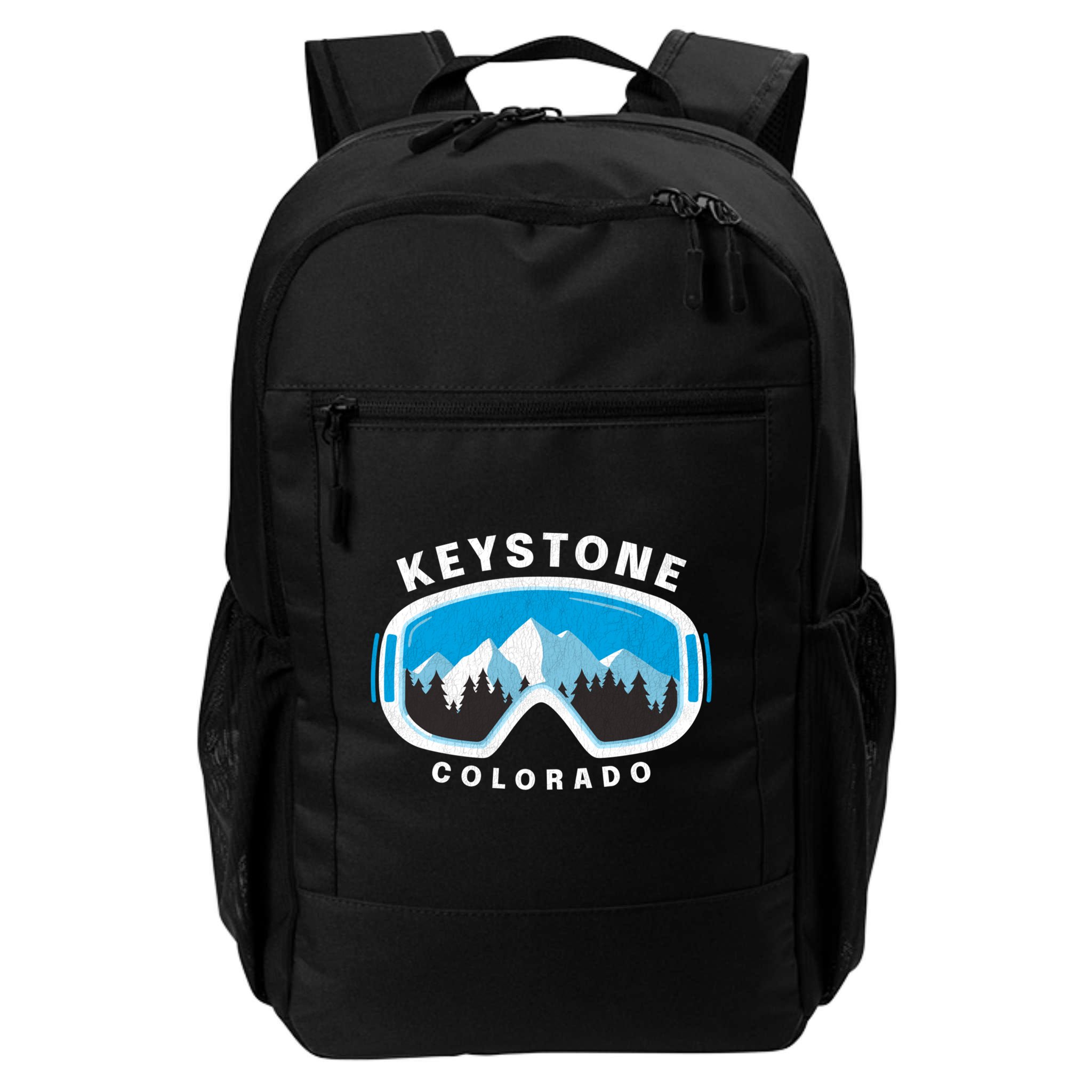 Keystone Colorado Ski Snowboard Goggles Snow Mountain Funny Gift Backpack