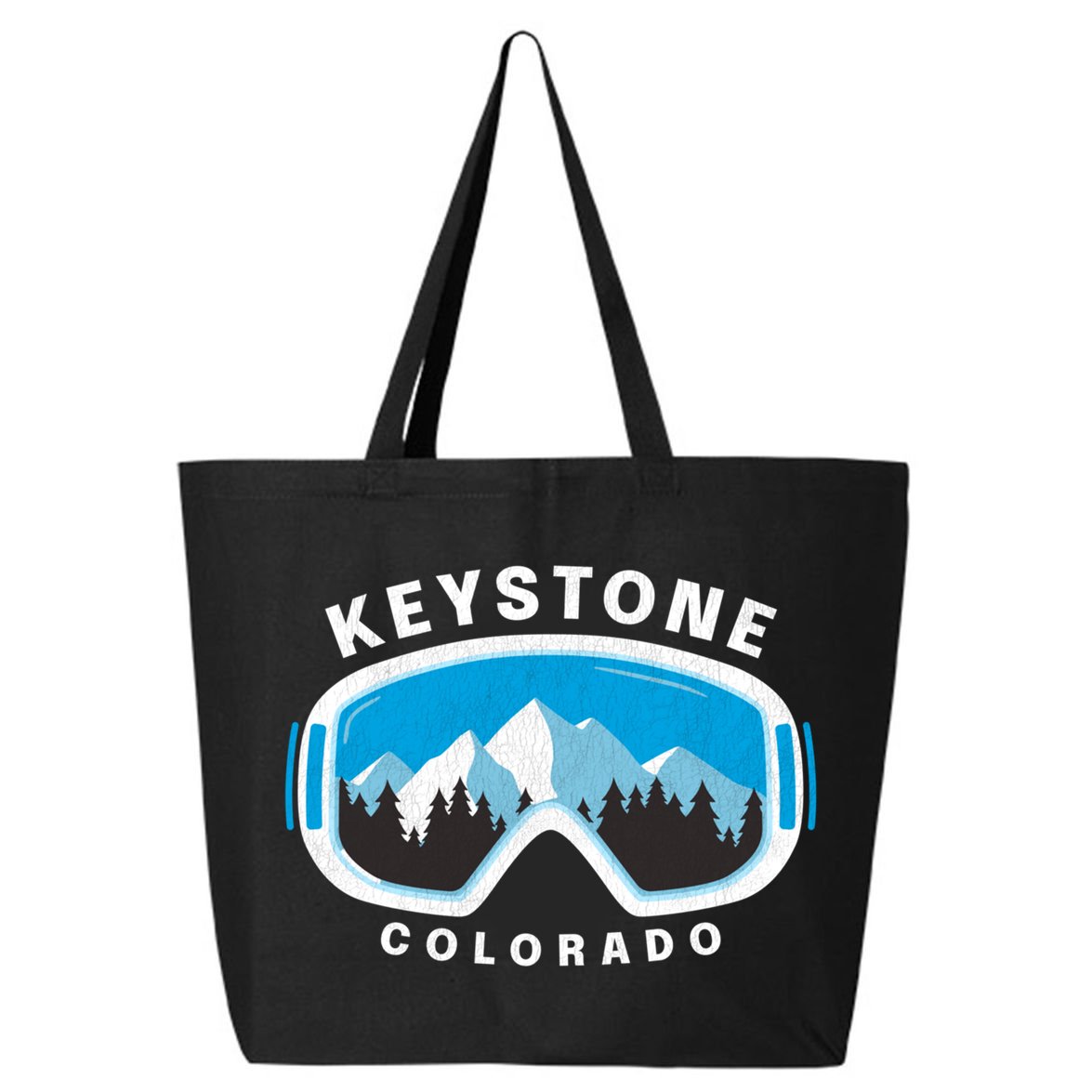 Keystone Colorado Ski Snowboard Goggles Snow Mountain Funny Gift 25L Jumbo Tote