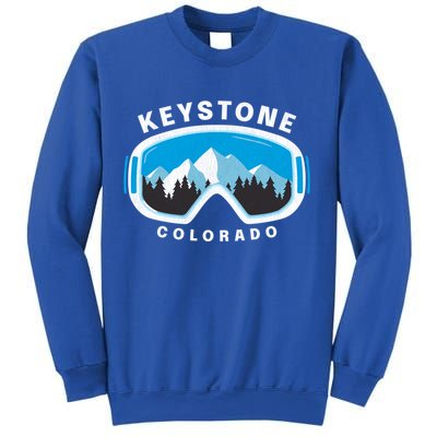 Keystone Colorado Ski Snowboard Goggles Snow Mountain Funny Gift Sweatshirt