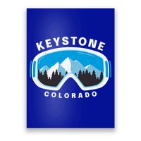 Keystone Colorado Ski Snowboard Goggles Snow Mountain Funny Gift Poster