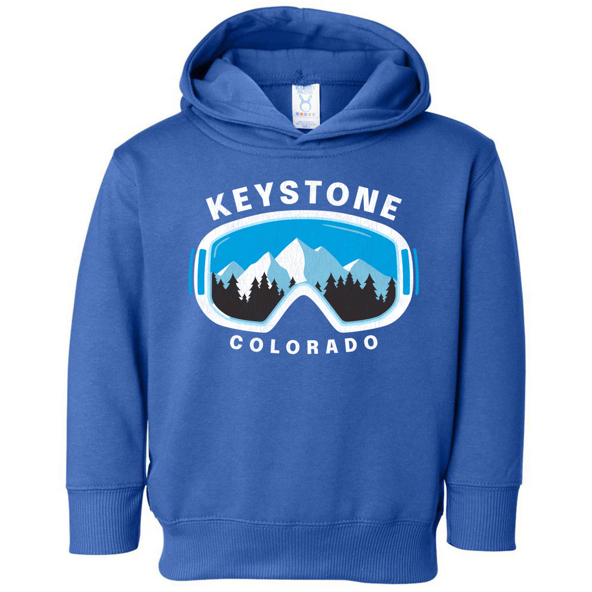 Keystone Colorado Ski Snowboard Goggles Snow Mountain Funny Gift Toddler Hoodie